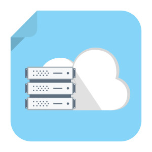 backup cloud computer icon