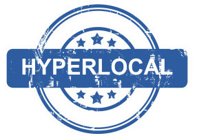 Hyperlocal real estate business stamp