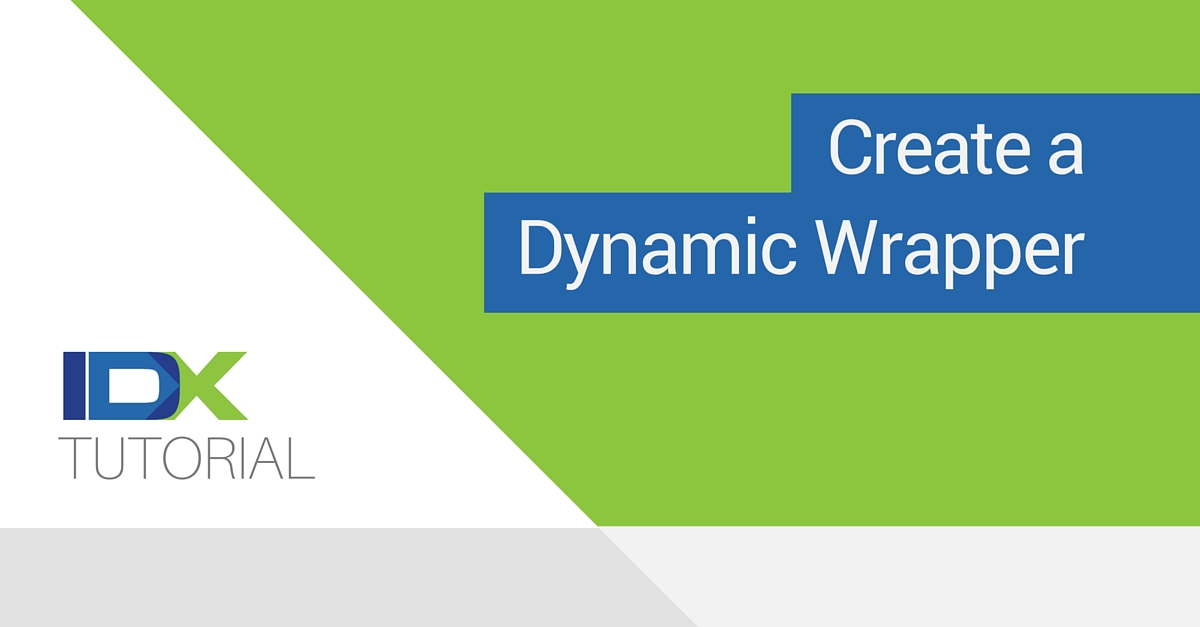 create a dynamic wrapper