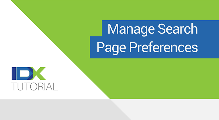 manage search preferences
