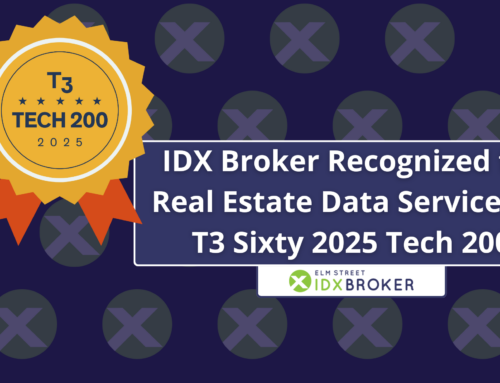 IDX Broker Recognized for Real Estate Data Services in T3 Sixty 2025 Tech 200