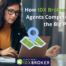 A woman wearing glasses looking at a laptop with the text “How IDX Broker Helps Agents Compete with the Big Portals”