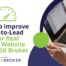 Speed-to-lead for real estate websites — agent receiving an IDX lead notification on mobile while at their laptop